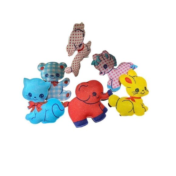 𝅺VINTAGE 1971 Dolly Toy musical animal mobile NIB - Picture 9 of 13